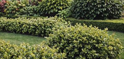 Professional commercial landscaping after maintenance